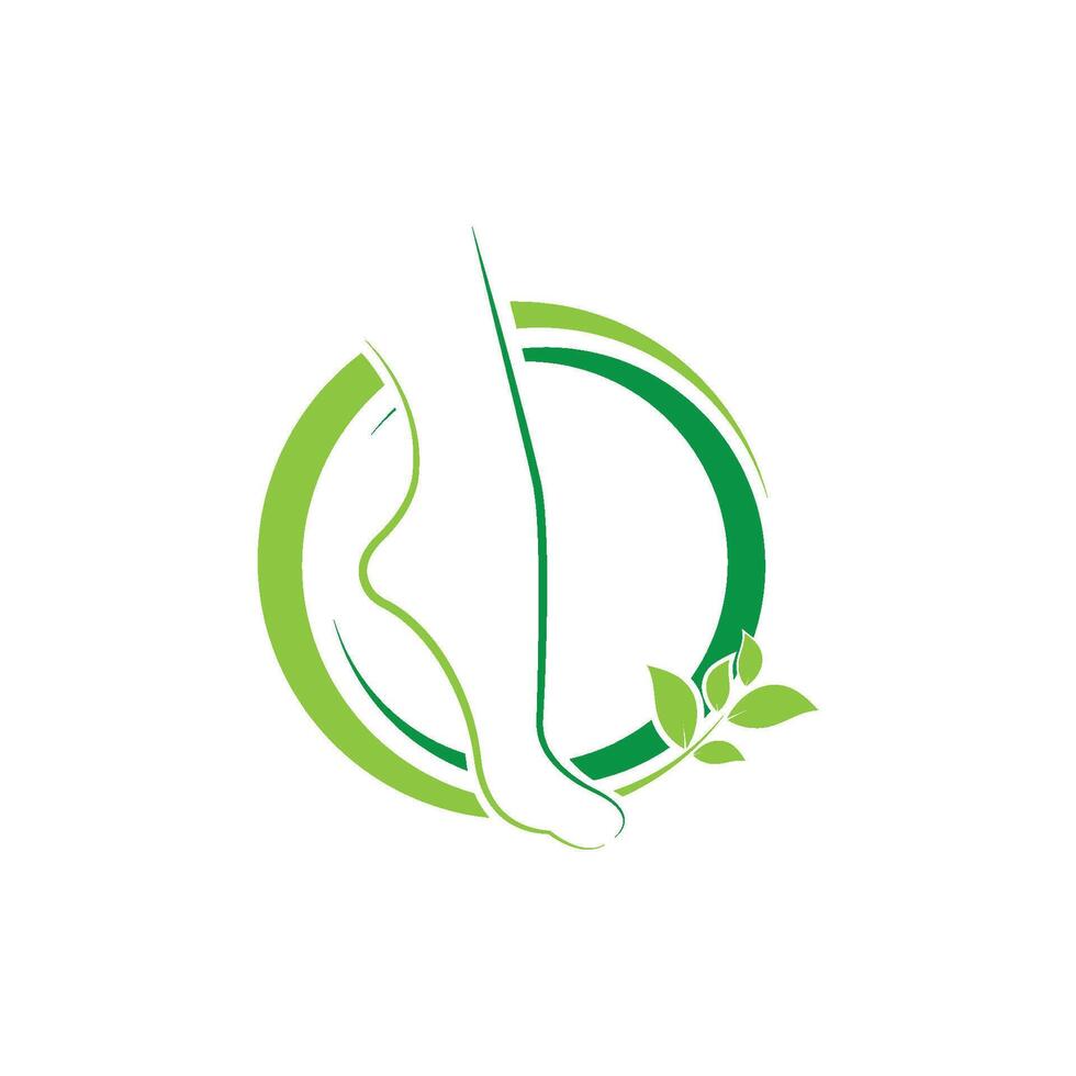 foot logo template vector