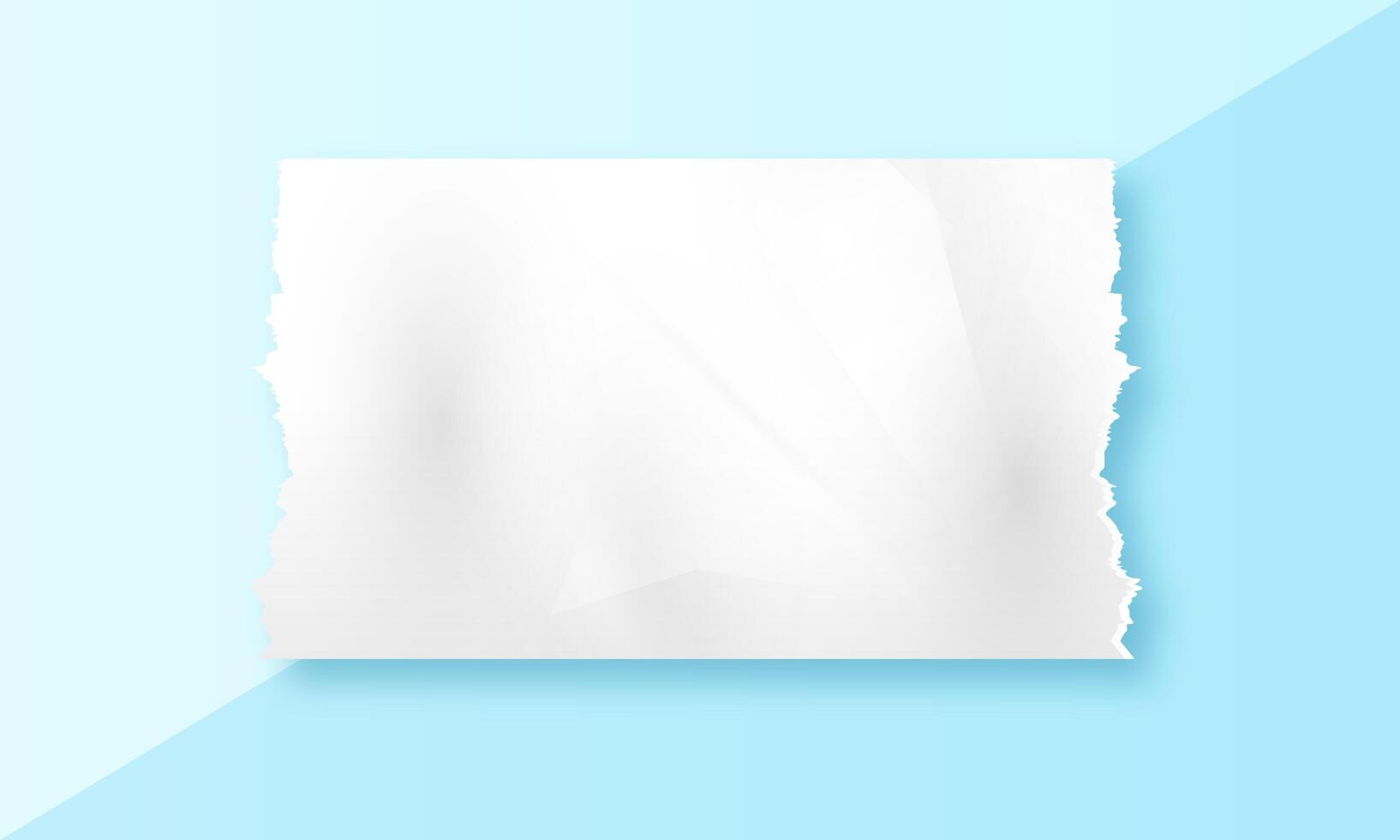 Torn paper style frame design background photo