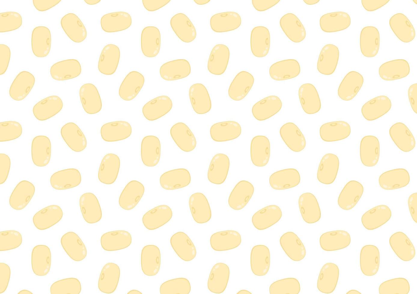 Soybean pattern . Soybean on white background. wallpaper. vector
