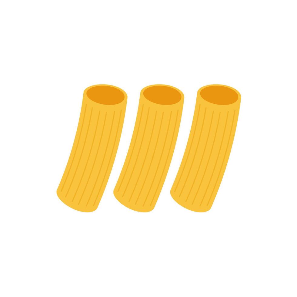 Macaroni . Macaroni noodle. Macaroni symbol . vector