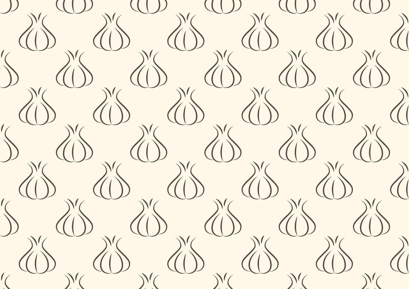 Garlic pattern wallpaper. Garlic . wallpaper. Garlic symbol . vector