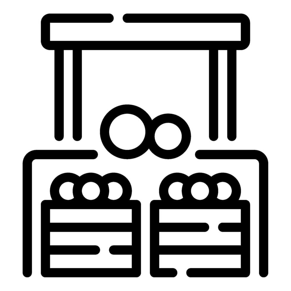 Farmer Market icon for web, app, infographic etc vector