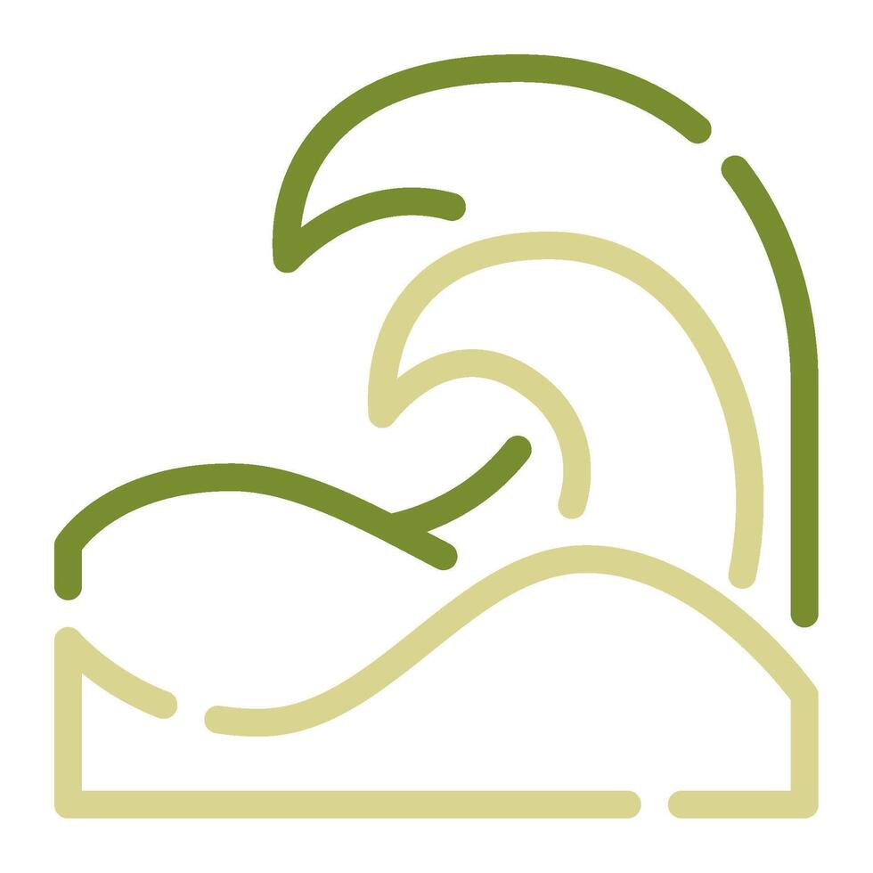 Ocean Wave Icon for web, app, infographic etc vector