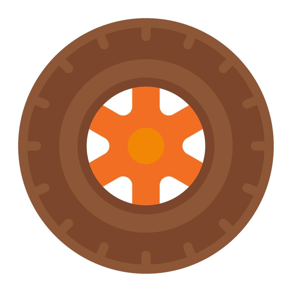 Tractor Tire icon for web, app, infographic etc vector