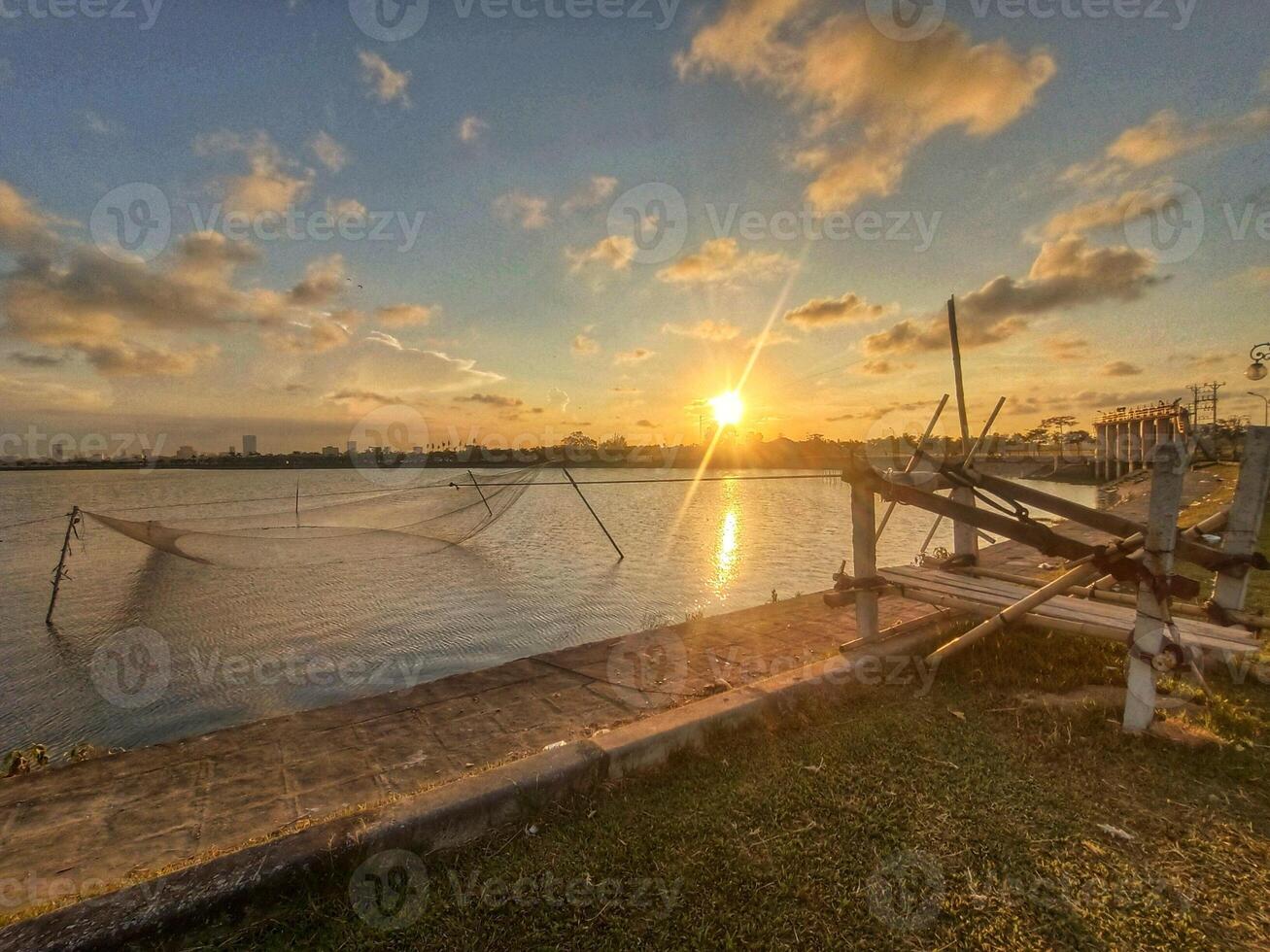 Sunsets and landscapes in and around central Vietnam photo