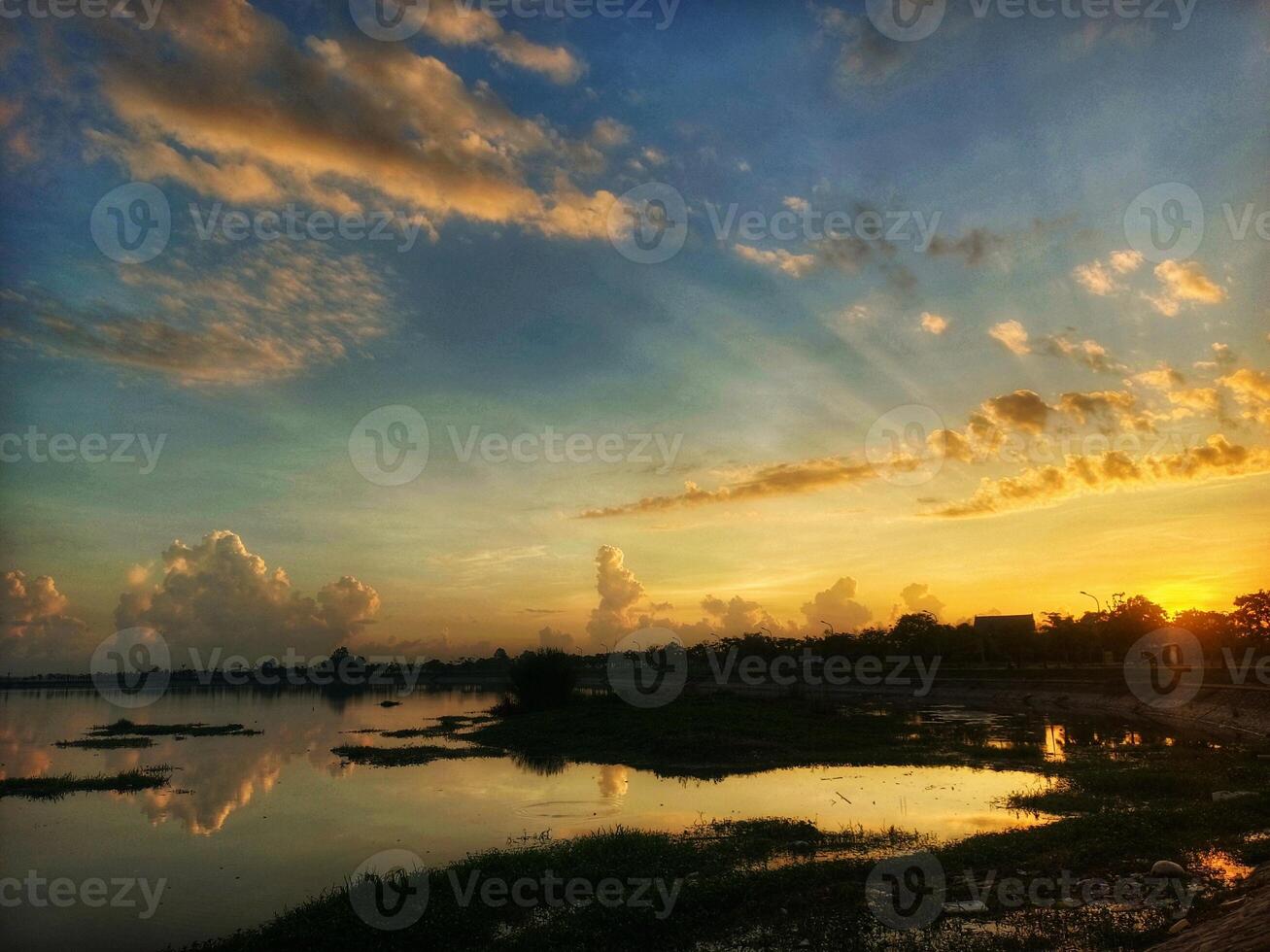 Sunsets and landscapes in and around central Vietnam photo