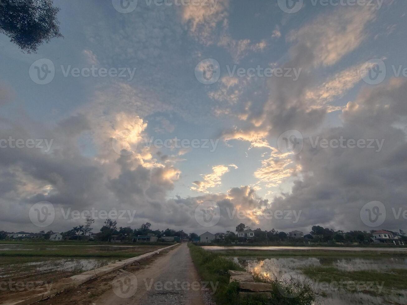 Sunsets and landscapes in and around central Vietnam photo