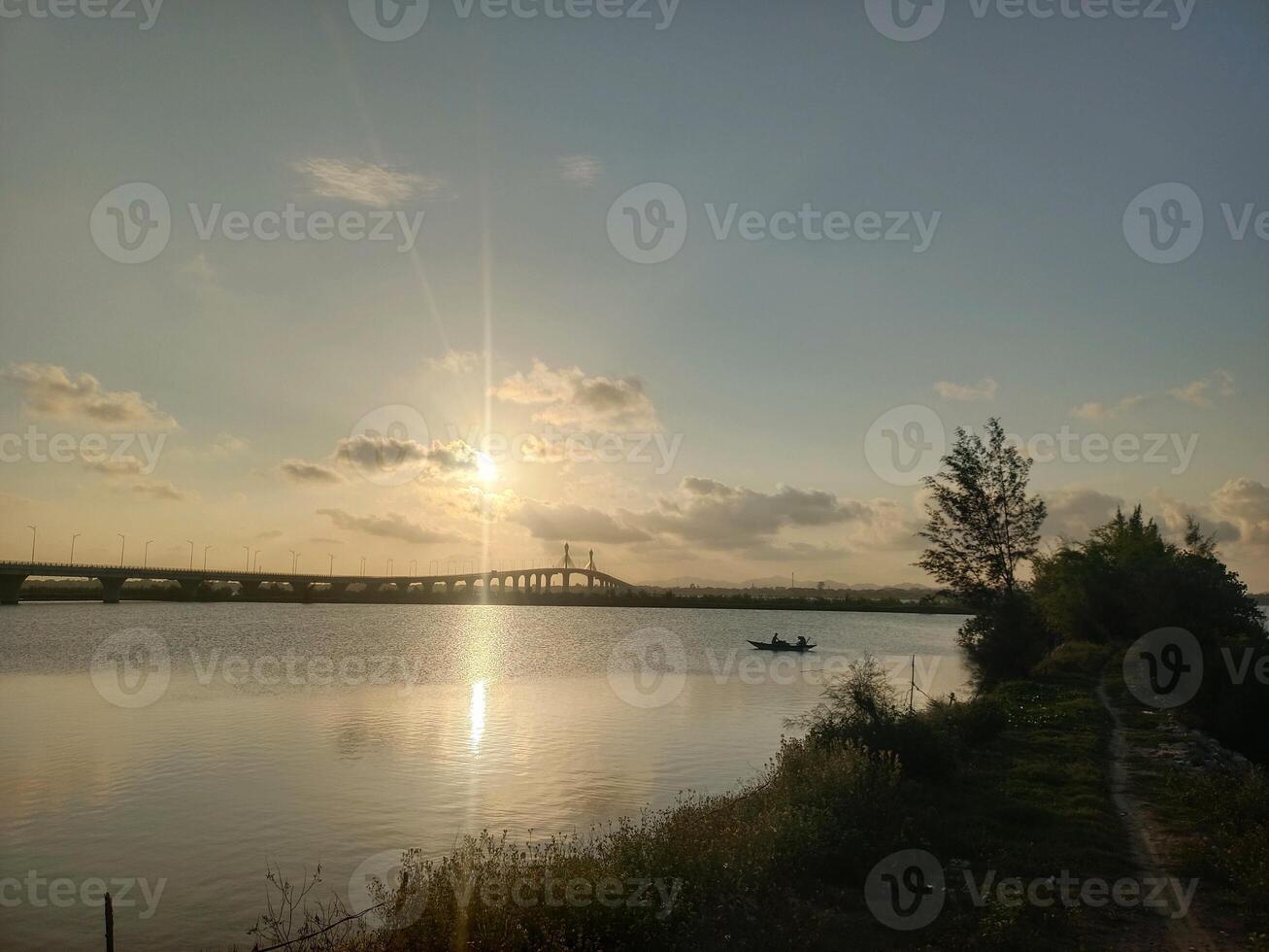 Sunsets and landscapes in and around central Vietnam photo