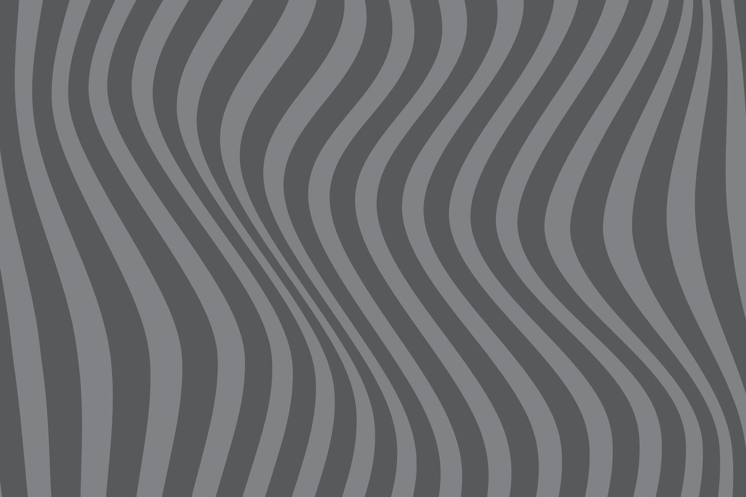 simple abstract grey ash color distort wavy line pattern vector