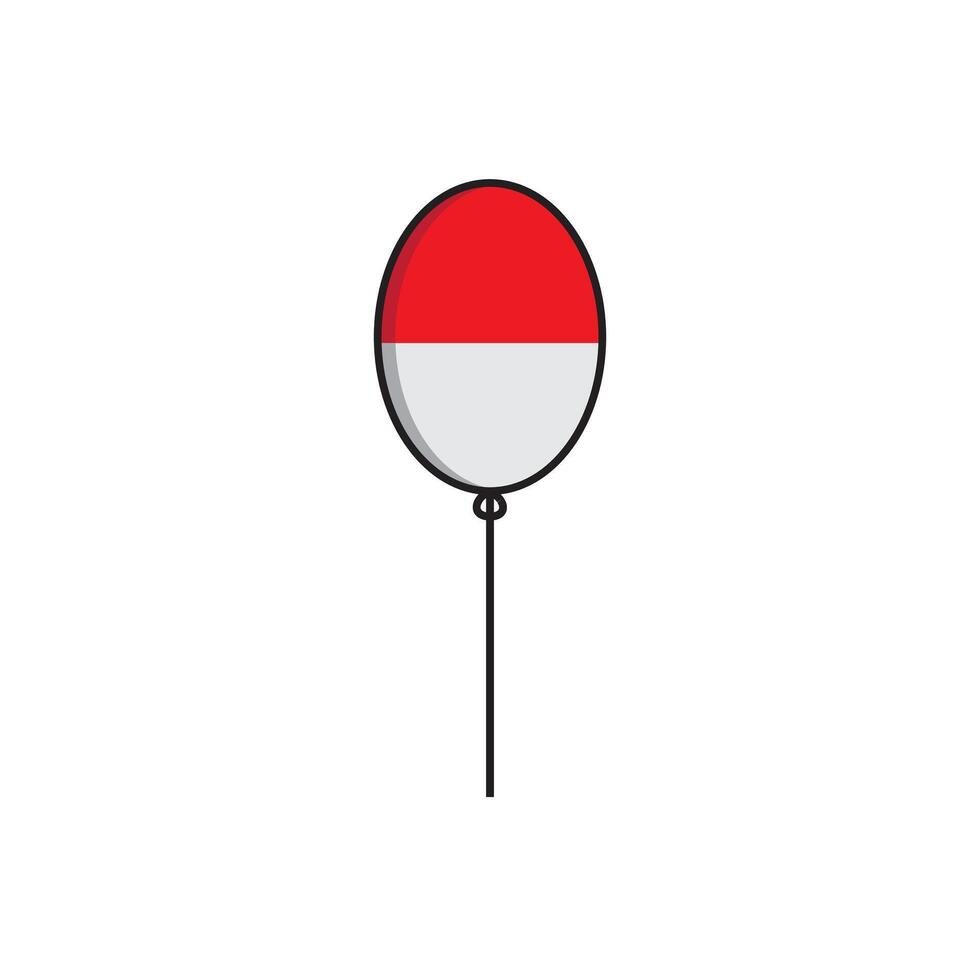 RED AND WHITE BALLOONS WITH A WHITE BACKGROUND vector