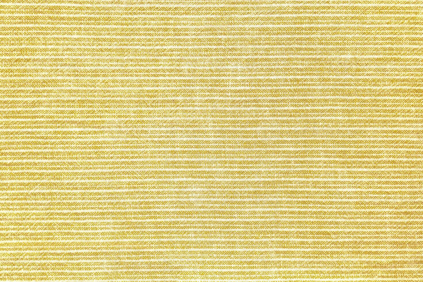 Natural yellow linen texture with striped pattern as background, wallpaper. Top view, flat lay photo