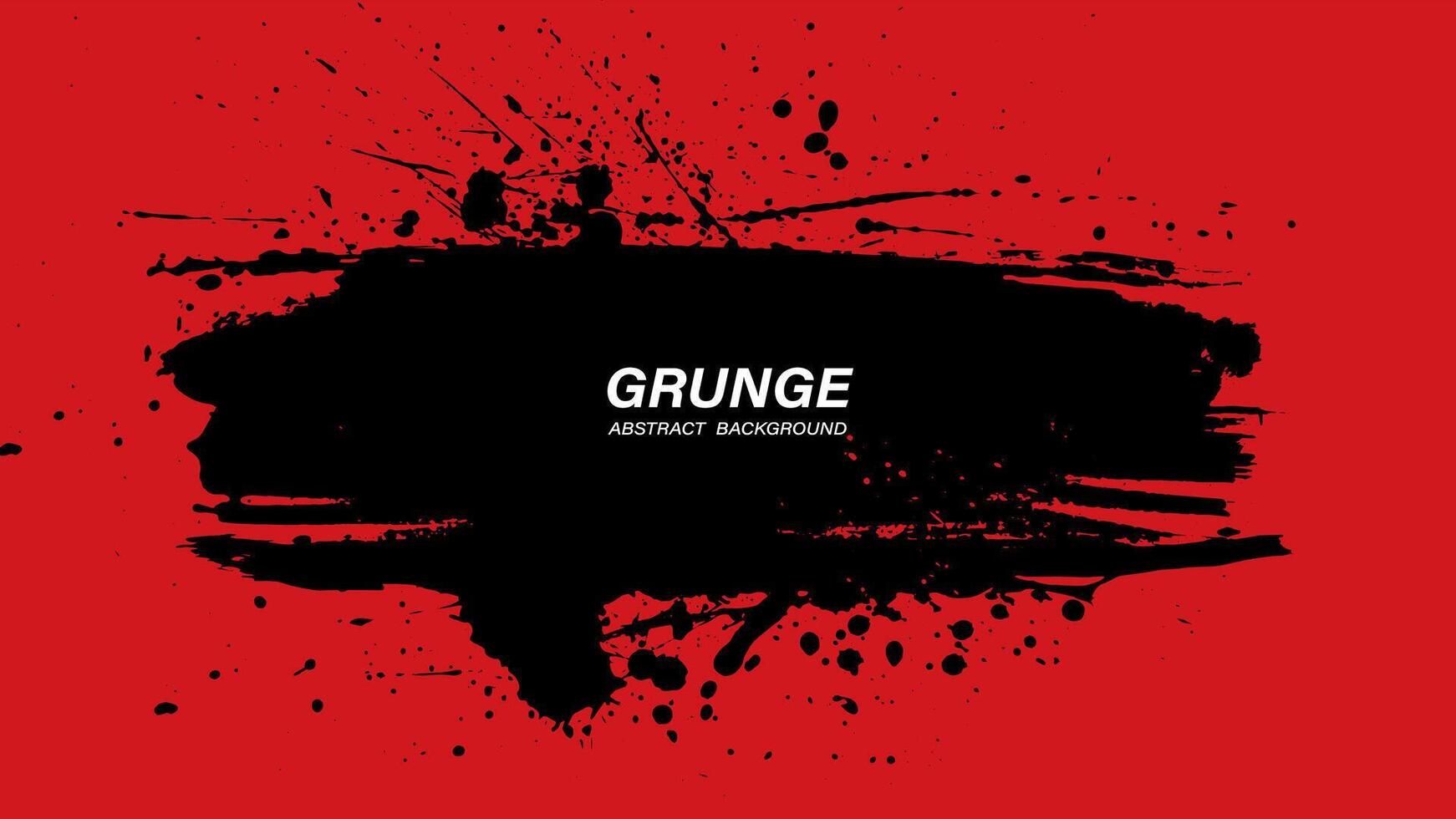 Black and red abstract grunge texture background vector
