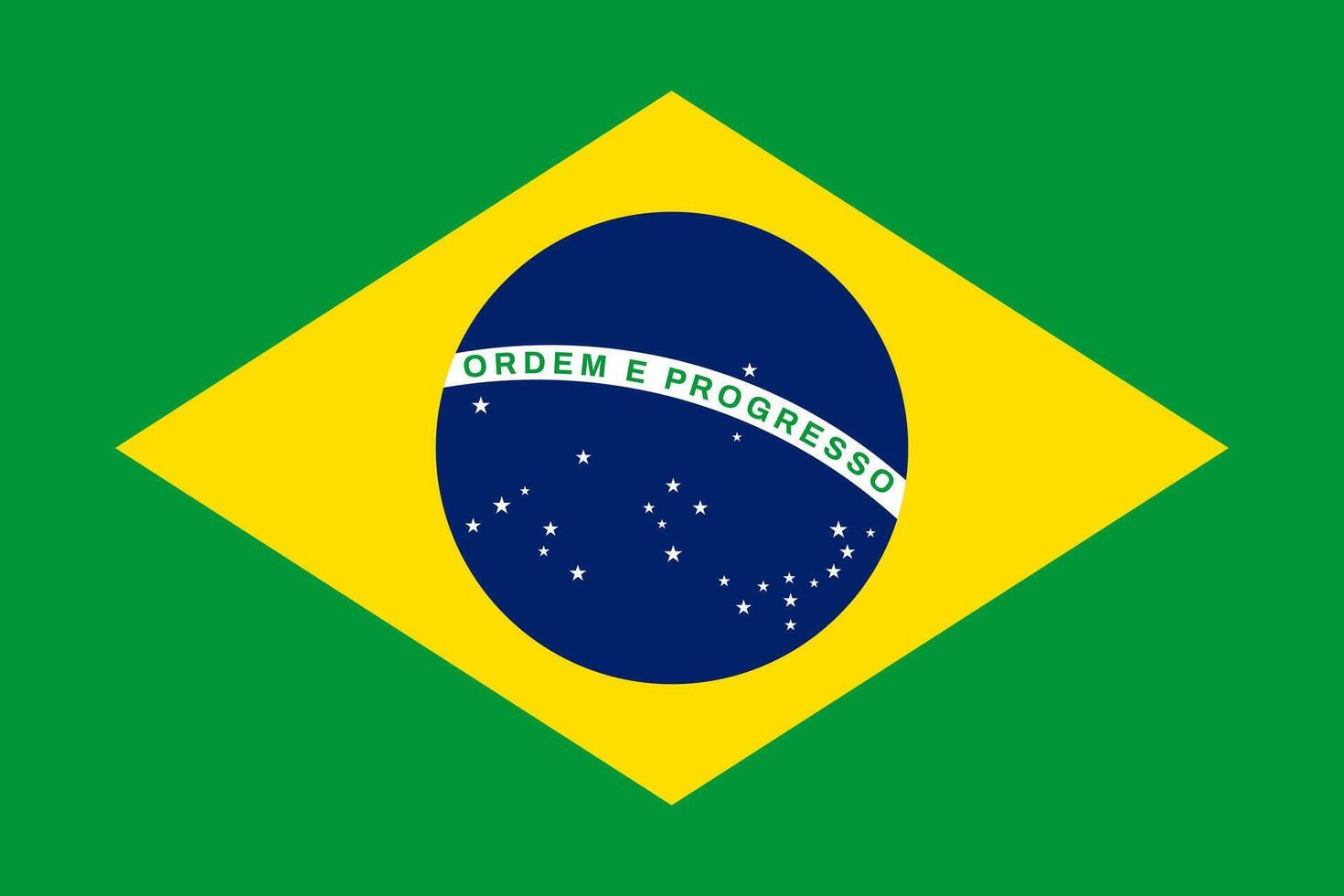 Flag of Brazil vector