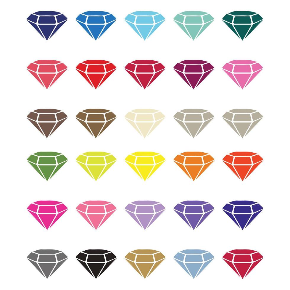 Clipart colorful Set vector