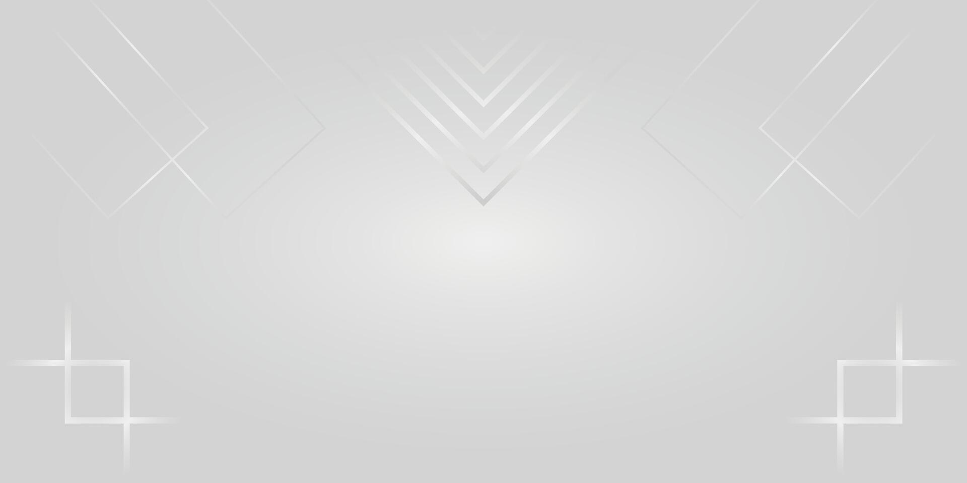 White Abstract background, White with gray and silver colors Geometric Abstract background design. vector