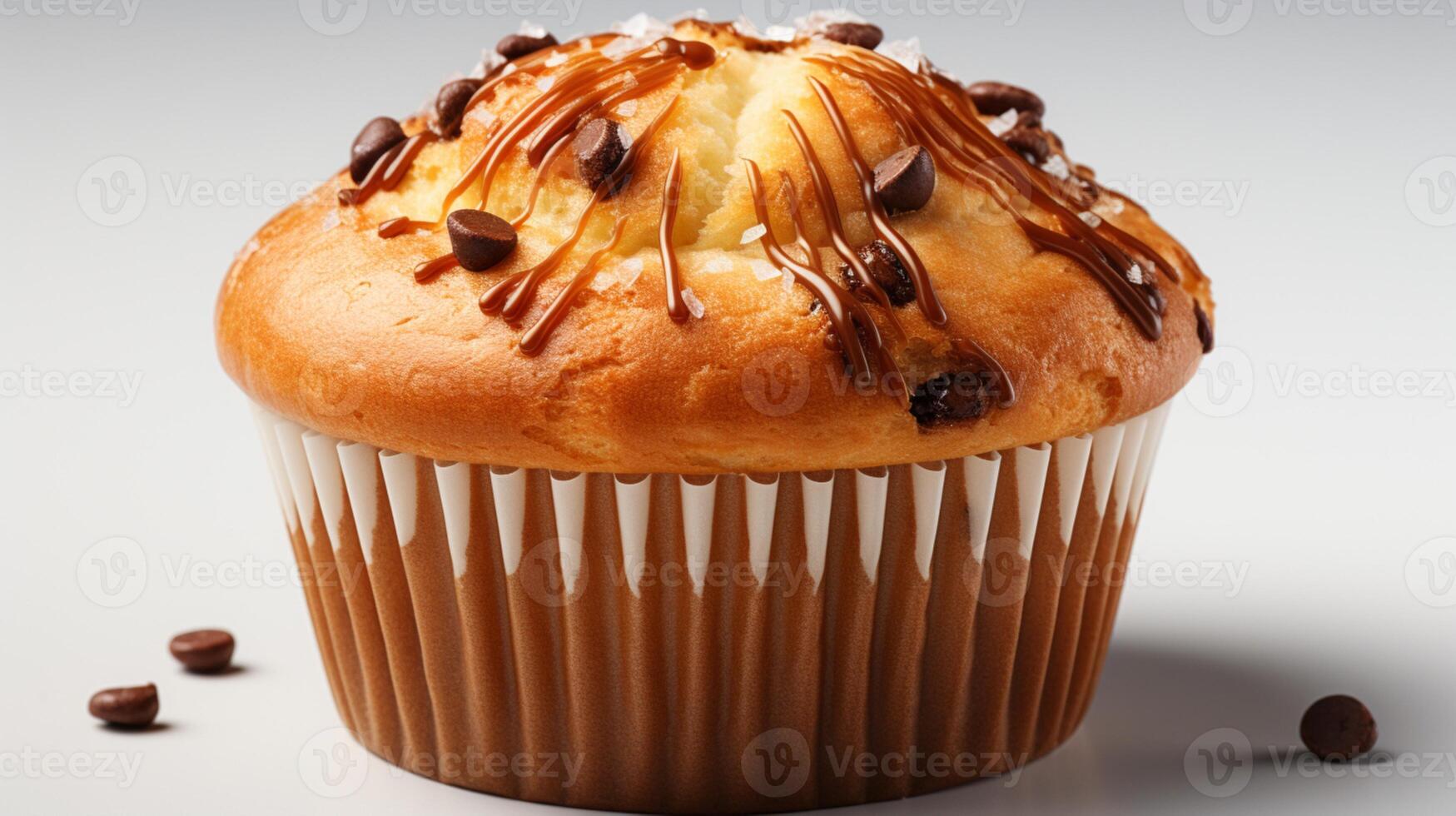 Mini muffin cup cake chocolate chips bakery breakfast photo