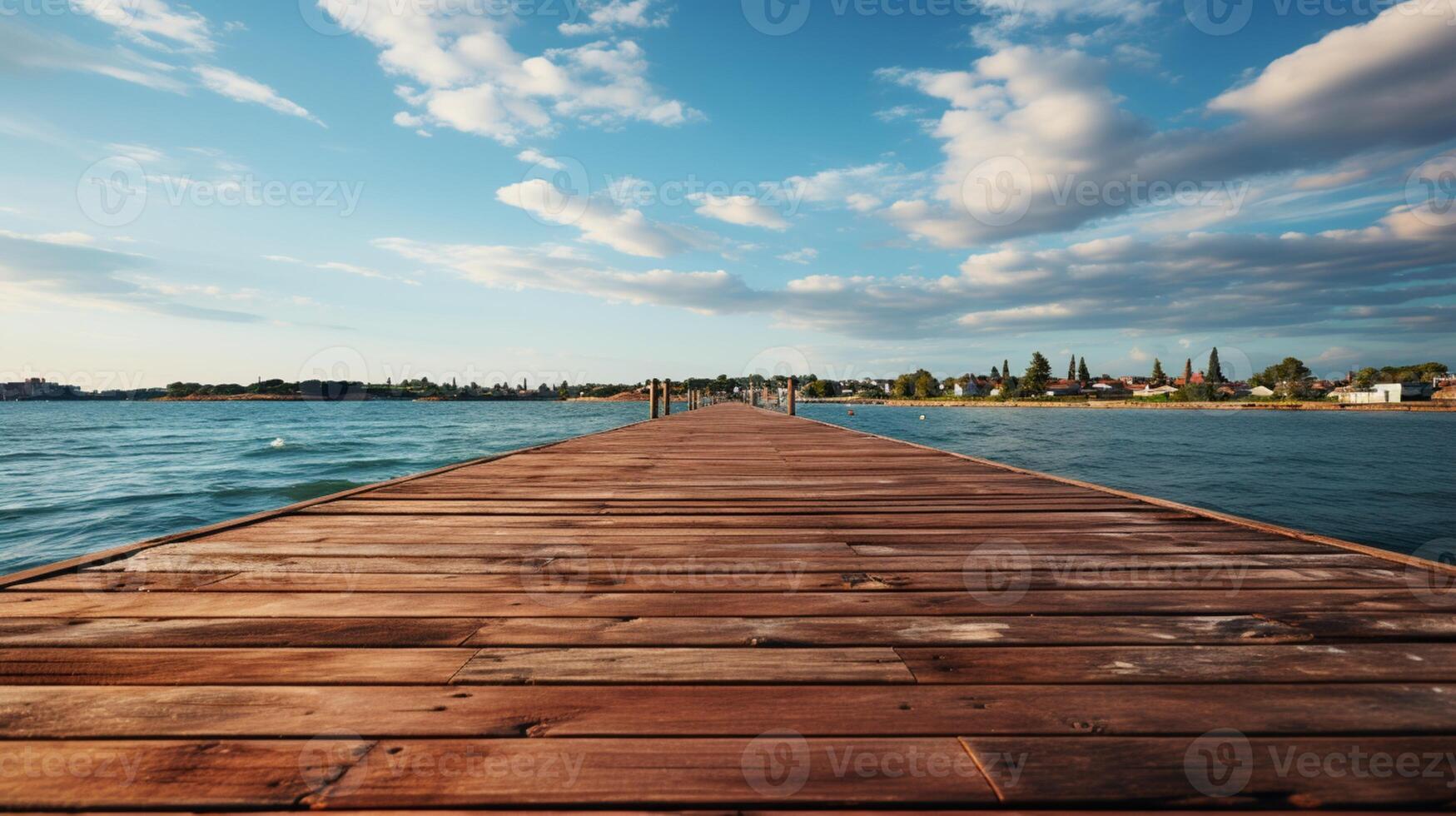 Wooden pier on beach bridge way holiday relaxation vacation photo