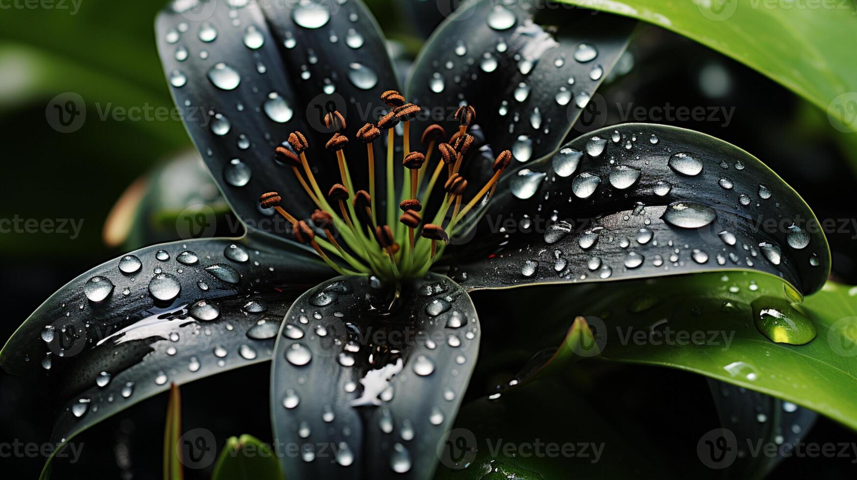 Lily black flower blossom decoration plant wallpaper photo