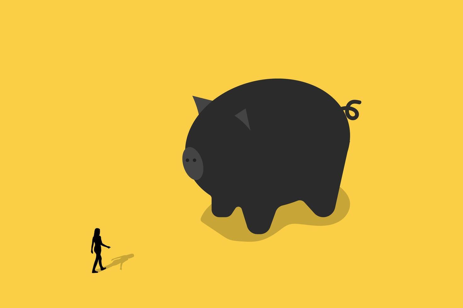 Businessman looking for opportunities. Concept of investment, finance, consulting vector