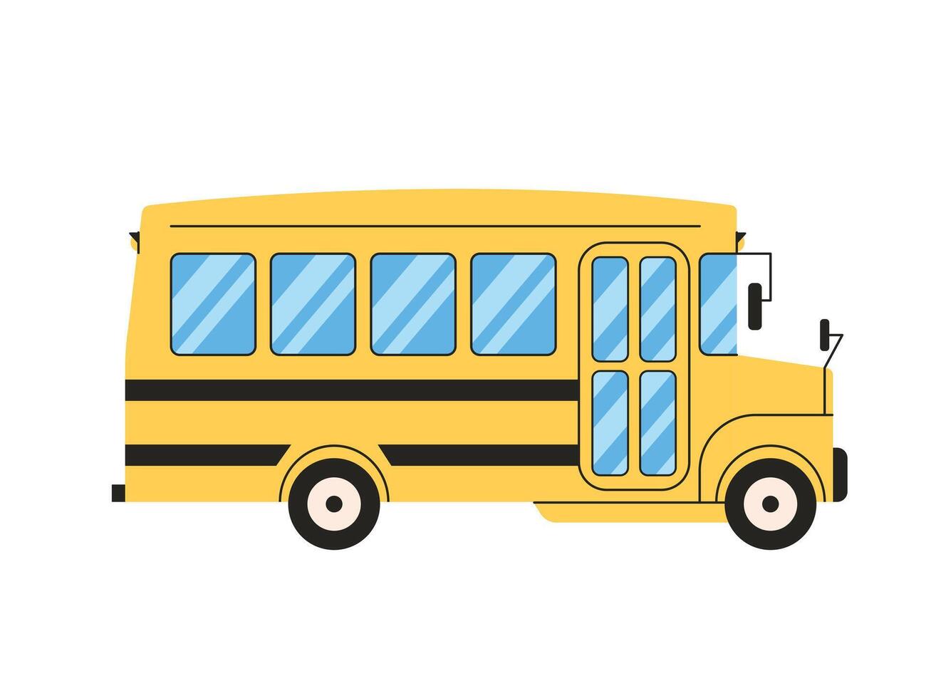 School bus. Back to school. vector