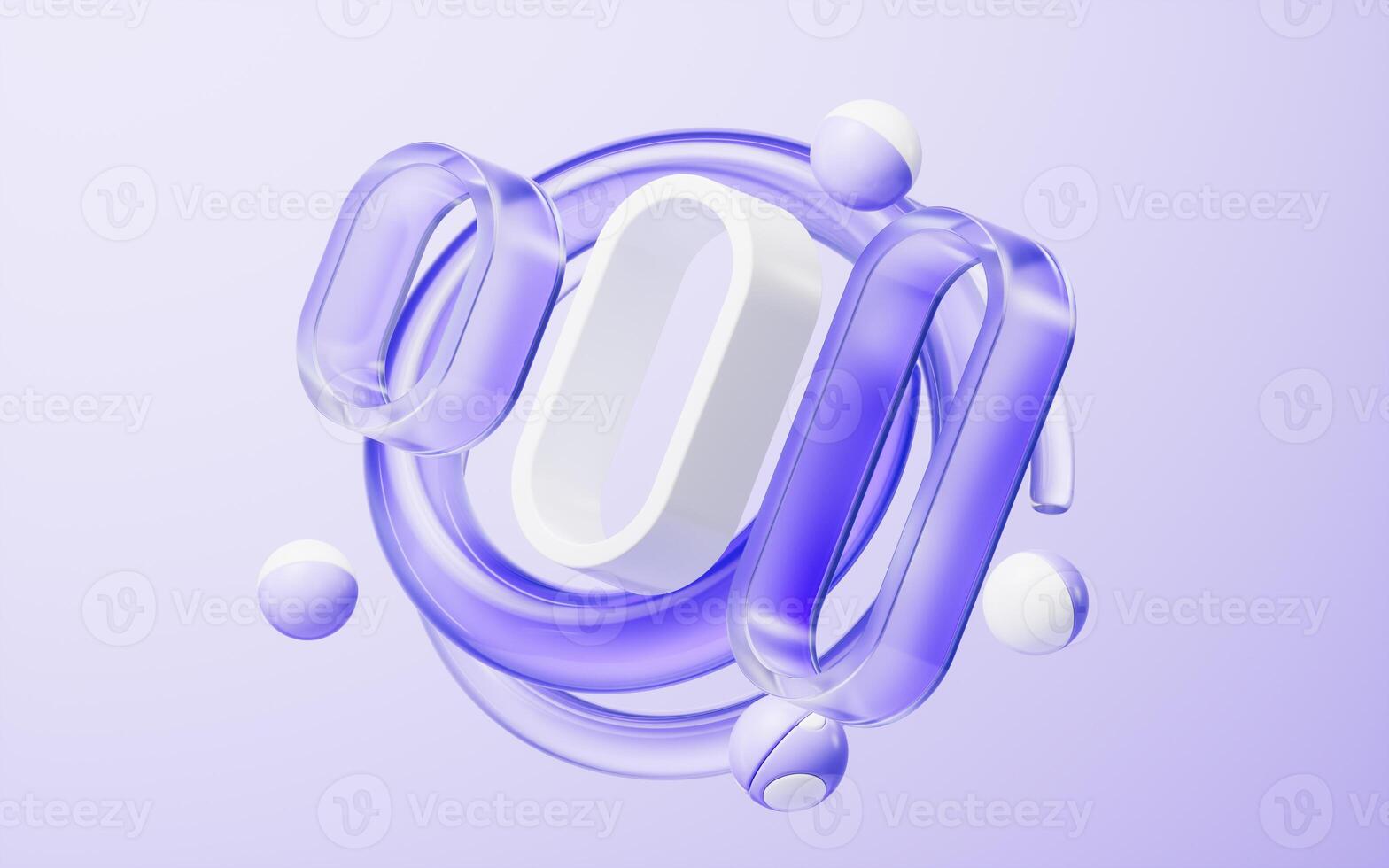 Abstract glass geometry background, 3d rendering. photo