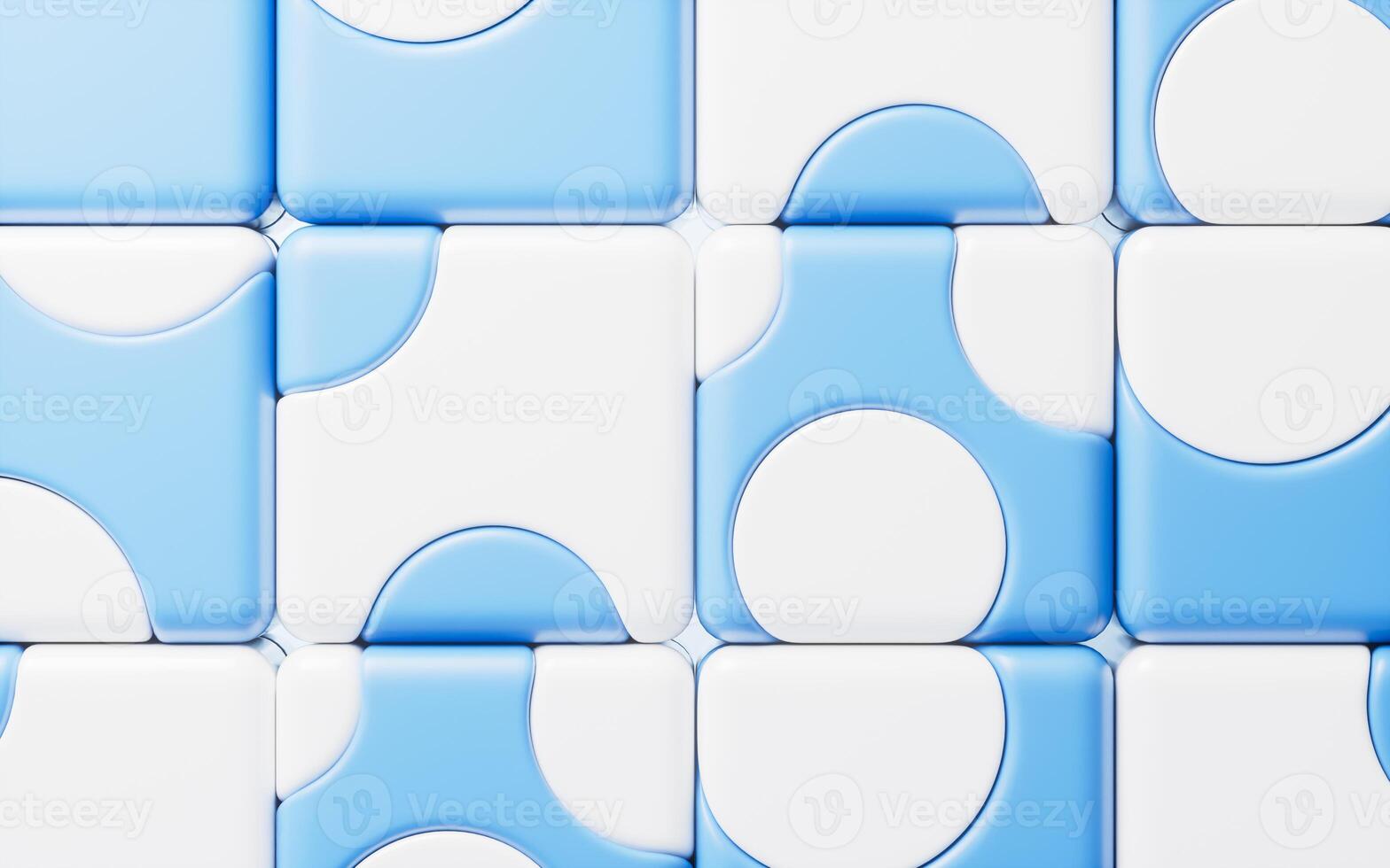 Abstract cartoon style cube, 3d rendering. photo