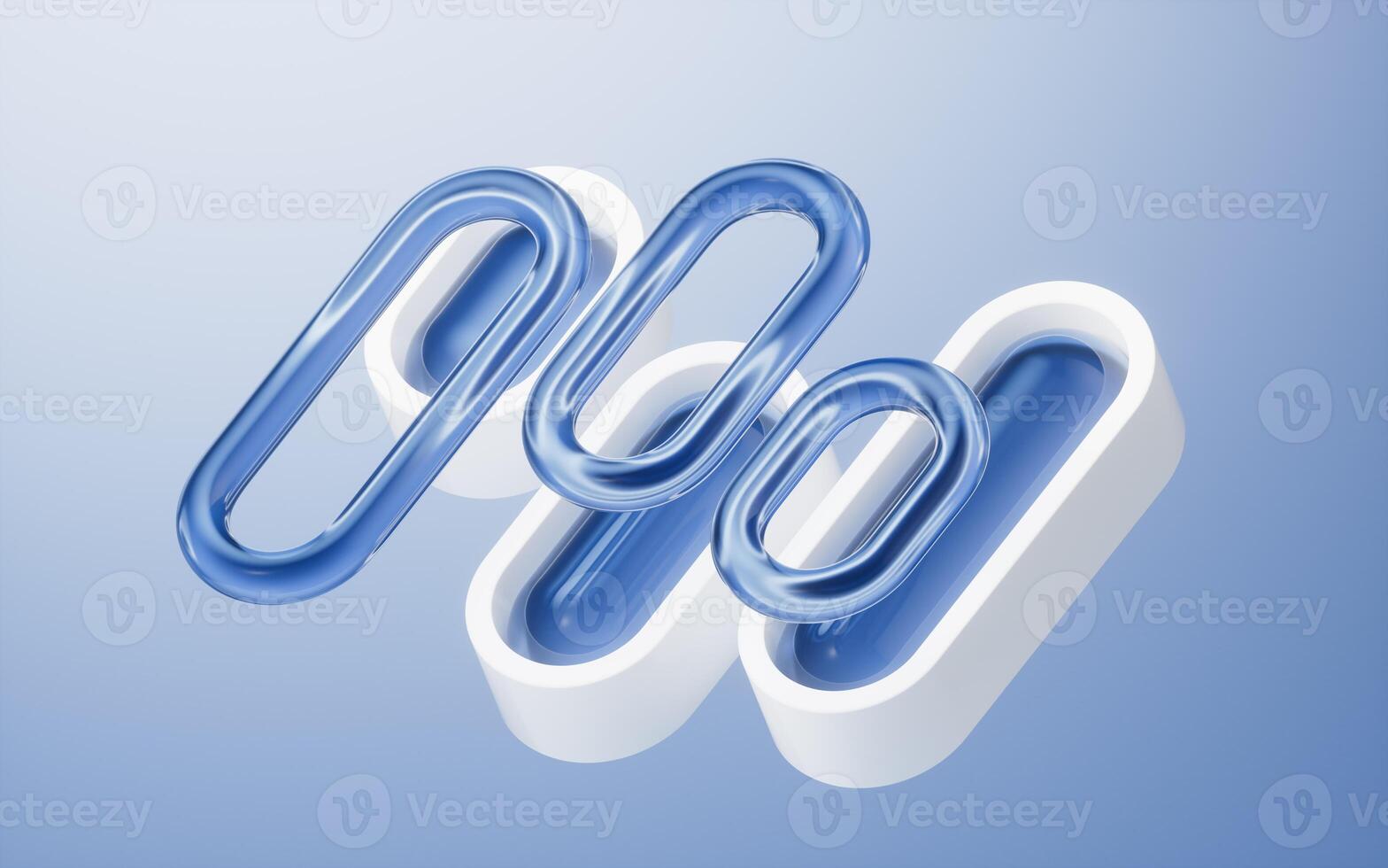 Abstract glass geometry background, 3d rendering. photo