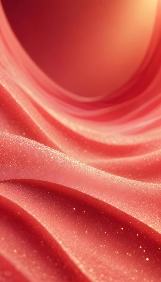 3D wave curve abstract background with lights and bokeh, wallpaper photo