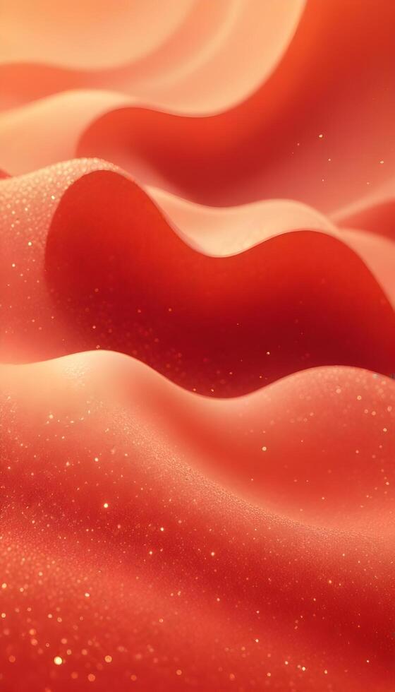 3D wave curve abstract background with lights and bokeh, wallpaper photo