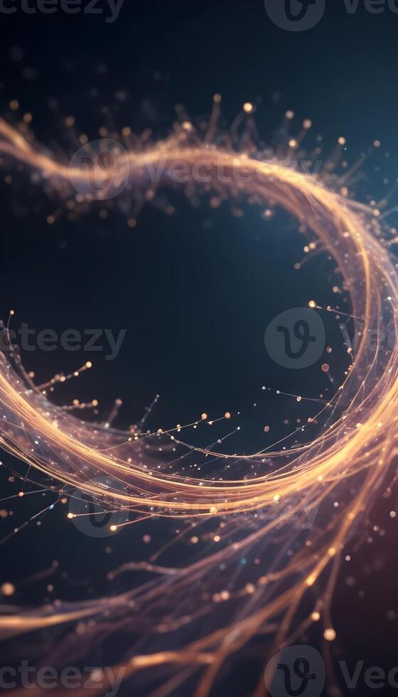3D curve bokeh glitter background wallpaper photo