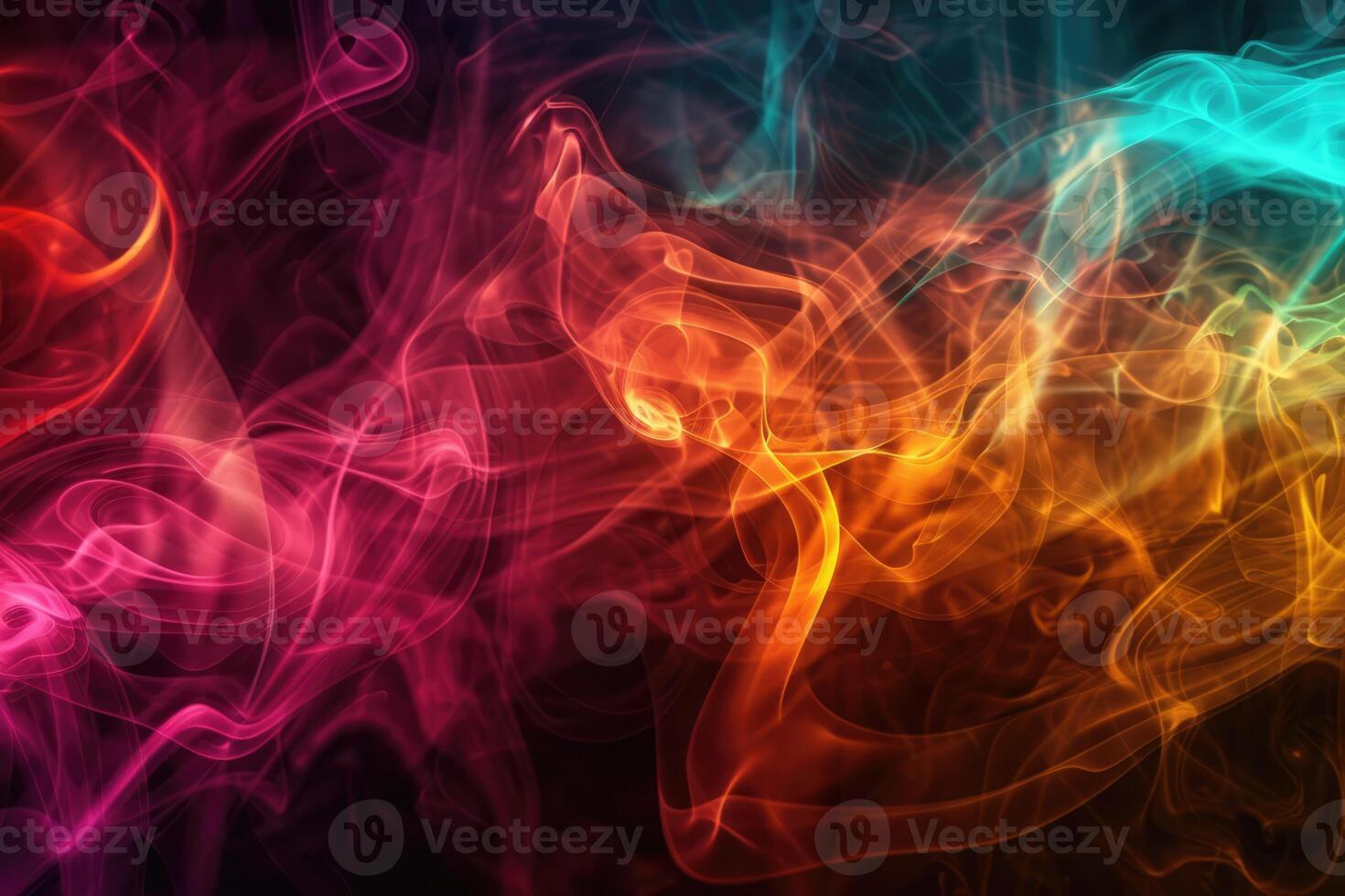 Abstract colorful splash smoke background photo
