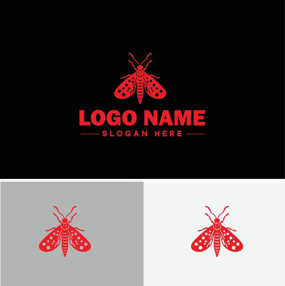 Lanternfly logo icon for business brand app icon Lanternfly Insect bee logo template vector