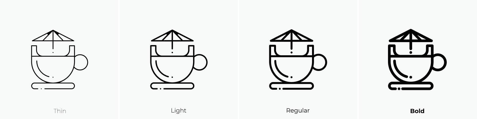 fair icon. Thin, Light, Regular And Bold style design isolated on white background vector