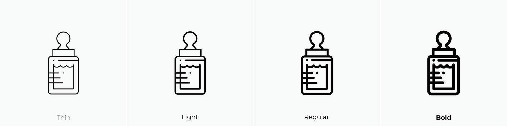 feeder icon. Thin, Light, Regular And Bold style design isolated on white background vector
