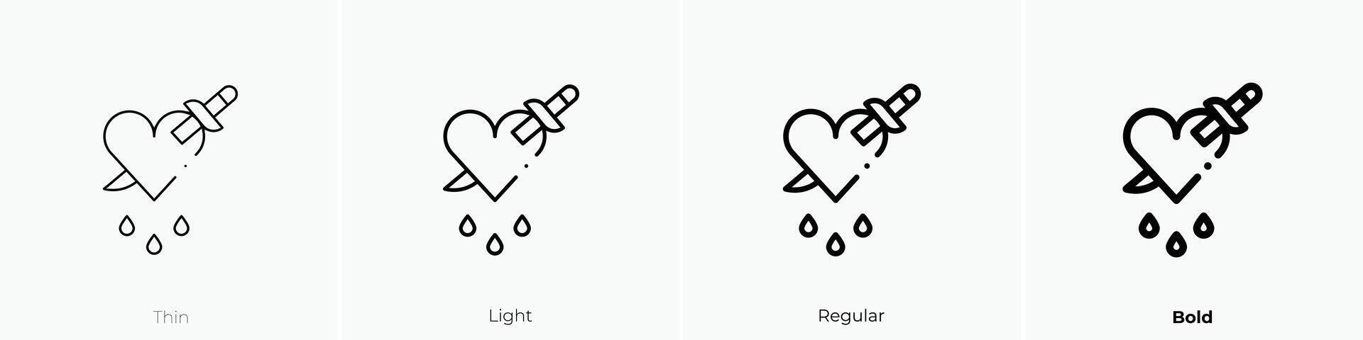 gang icon. Thin, Light, Regular And Bold style design isolated on white background vector