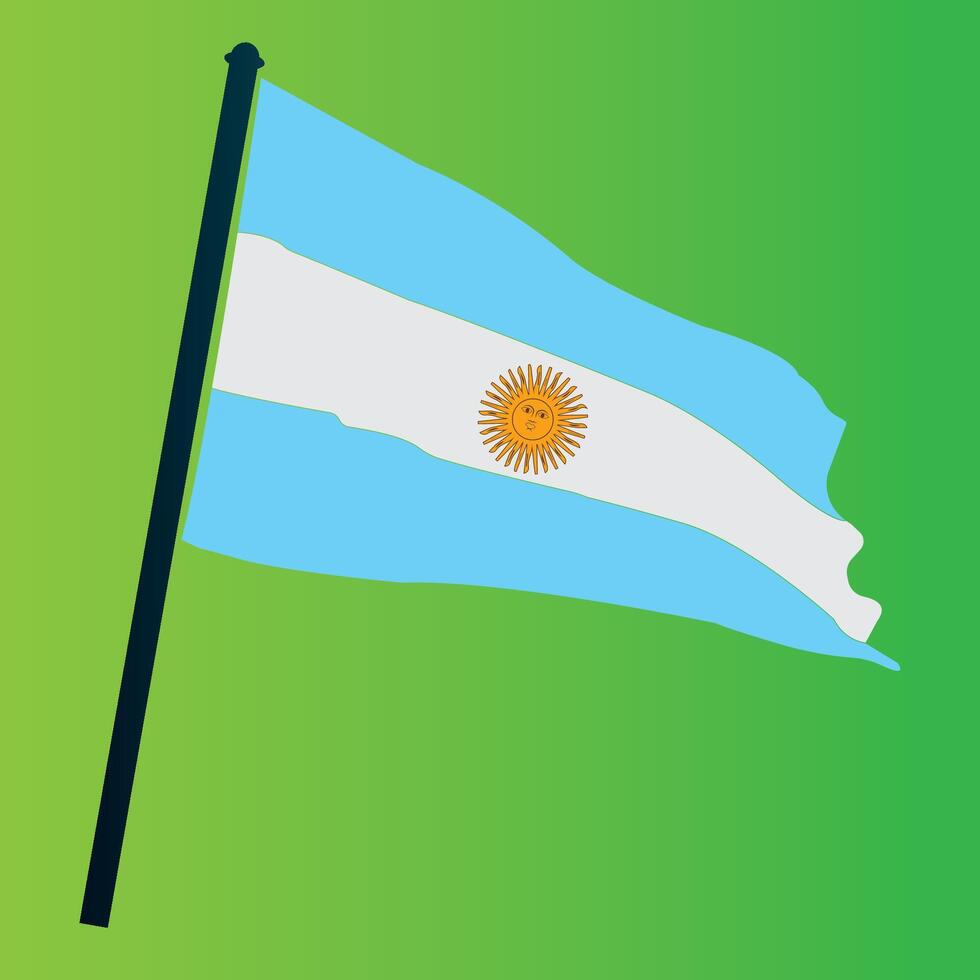 Argentina country flag vector