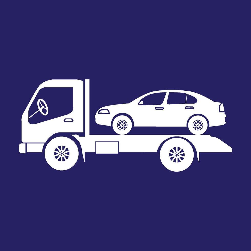 Tow Truck icon vector