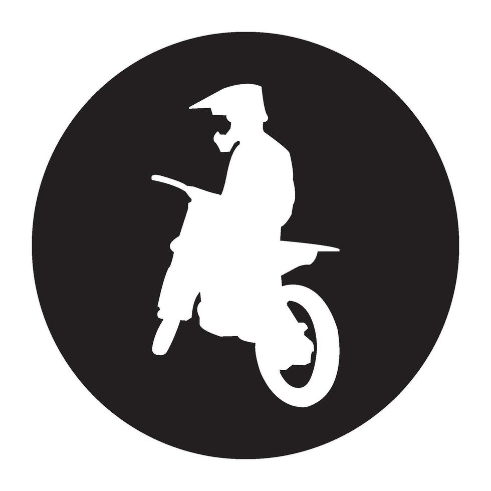 Motocross icon design vector