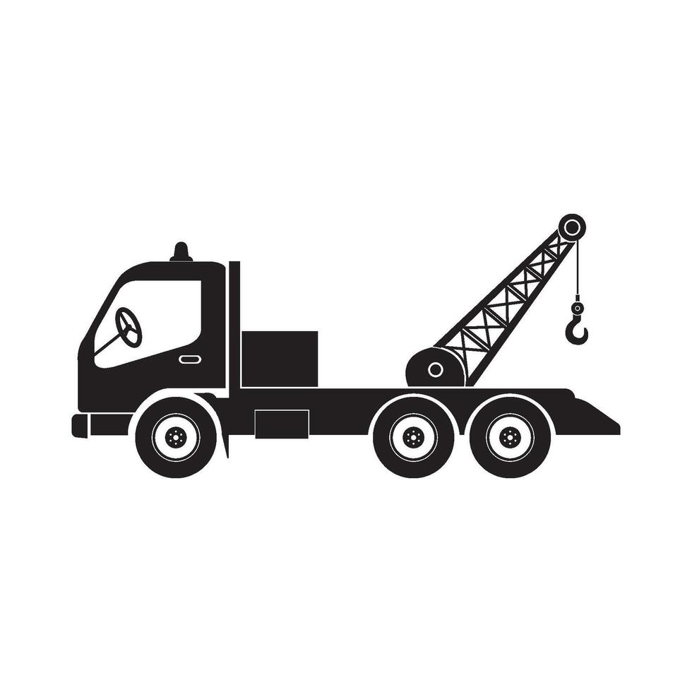 Tow Truck icon vector