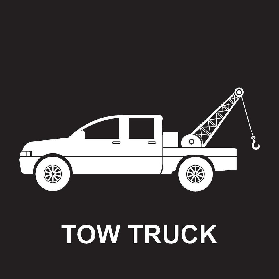 Tow Truck icon vector