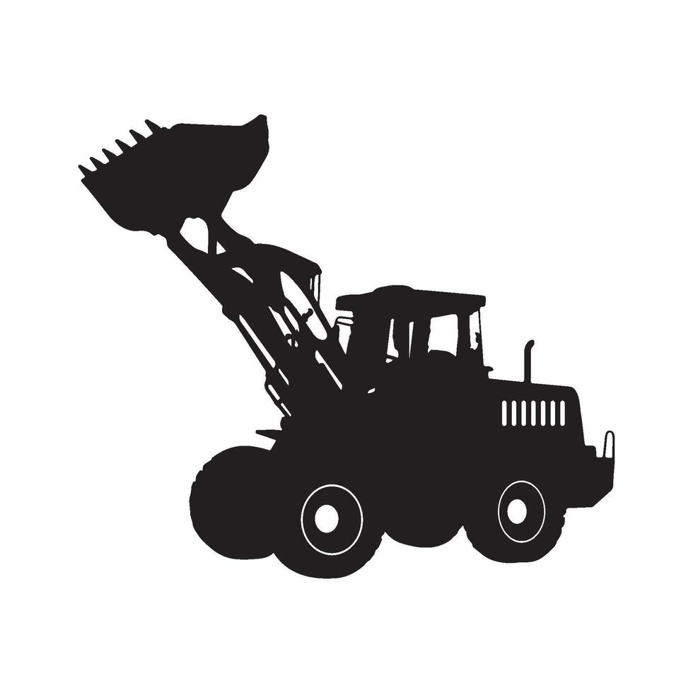Bulldozer icon design vector