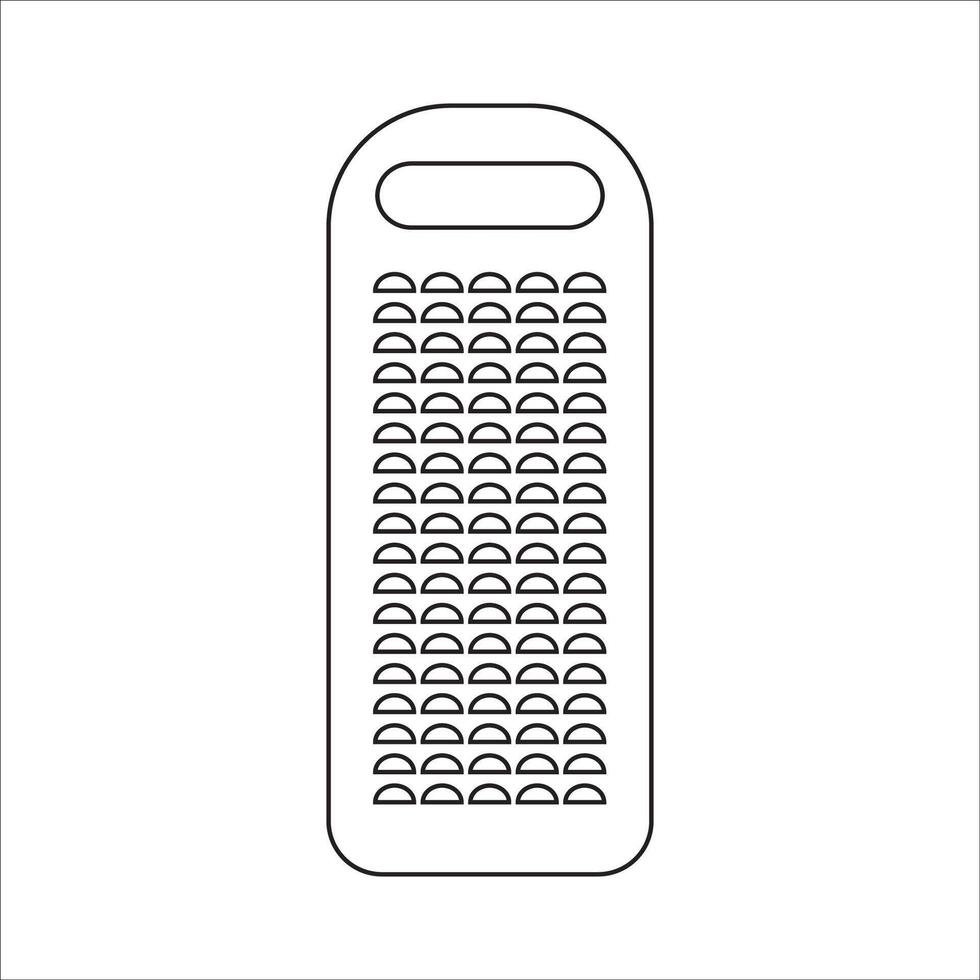 Hand grated coconut icon vector