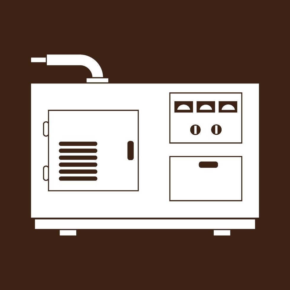 Electric Generator icon vector