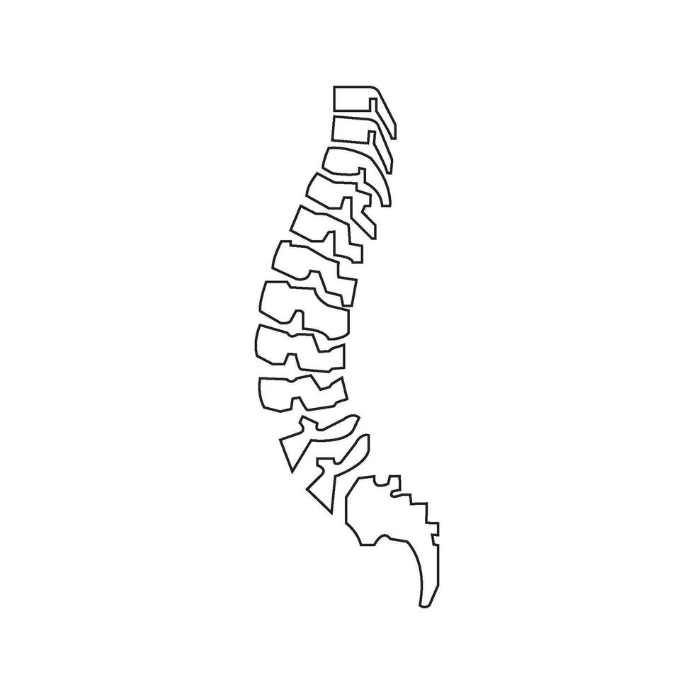 Spine icon design vector