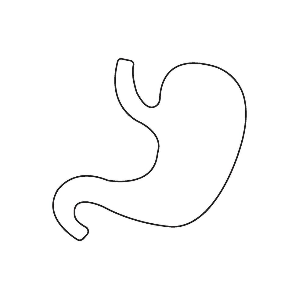 Stomach icon design vector