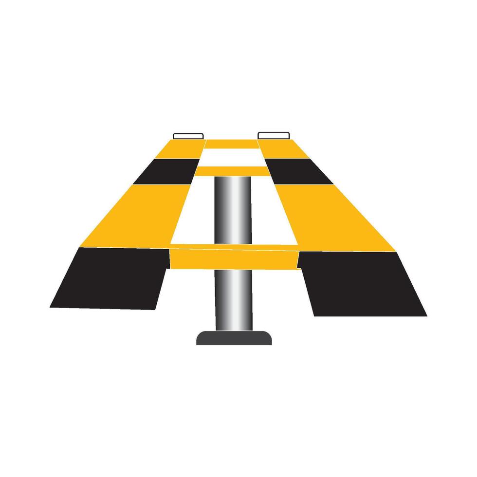 Hydraulic car wash icon vector