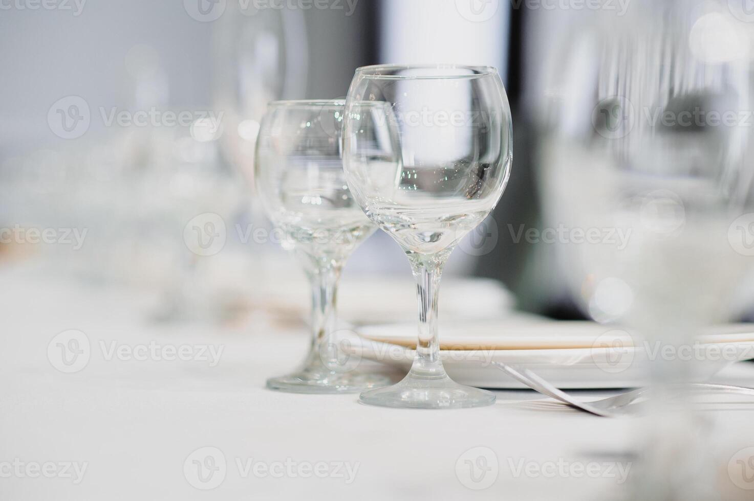 table set on dinning table at home beautiful home concept photo