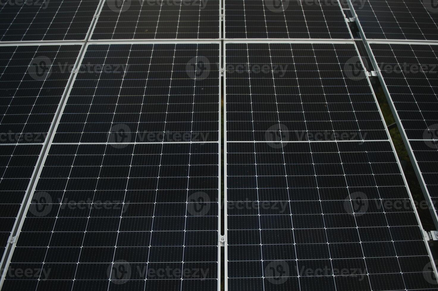 Solar panel, photovoltaic, alternative electricity source - selective focus, copy space photo