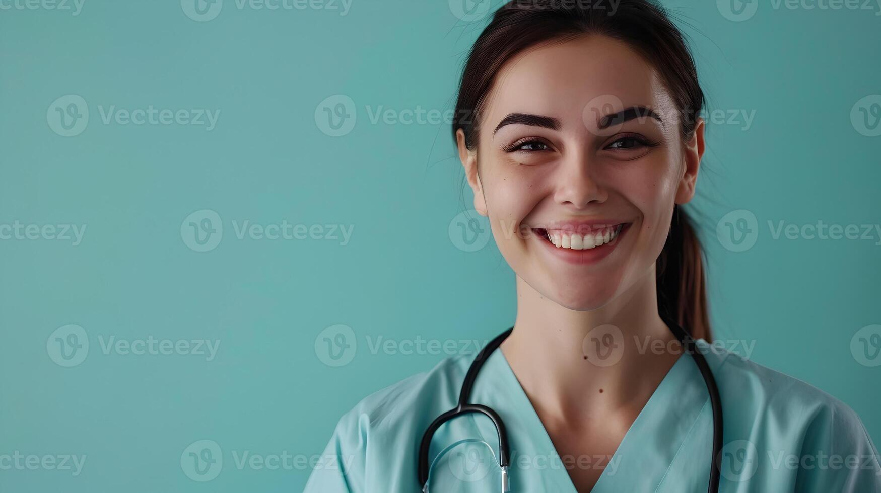 Vibrant Young Physical Therapist Exuding Joy and Expertise While Providing Exceptional Care photo