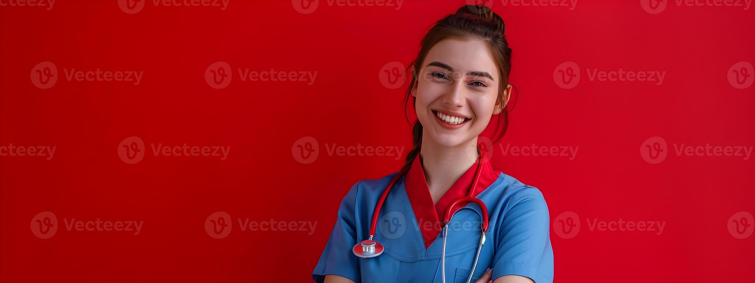 Young Physical Therapists Genuine Smile Reflects Passion for Healing and Care photo
